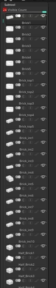 Brick Wall 3D print model_12