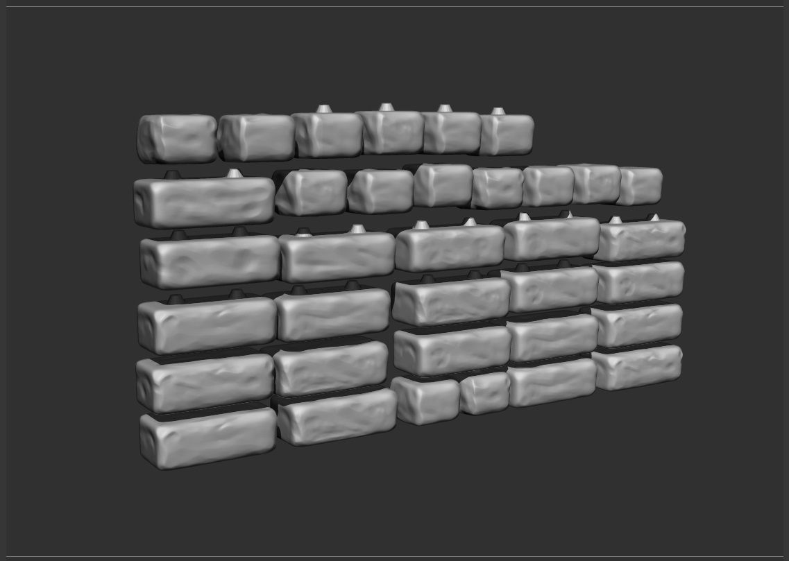 Brick Wall 3D print model_6