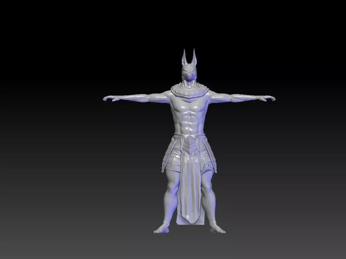 nubis god 3D print model