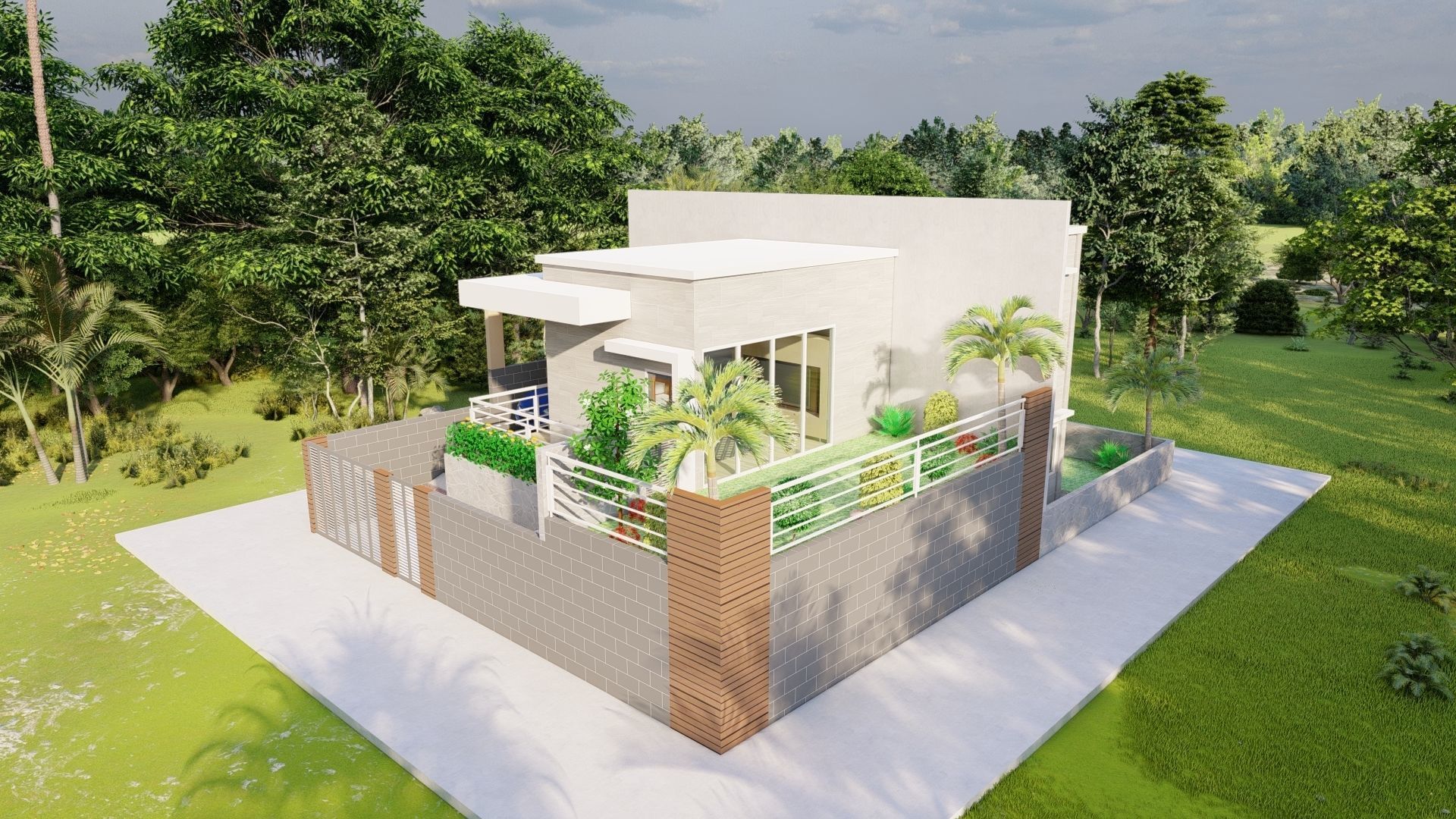 3D SIMPLE HOUSE 3D model_2