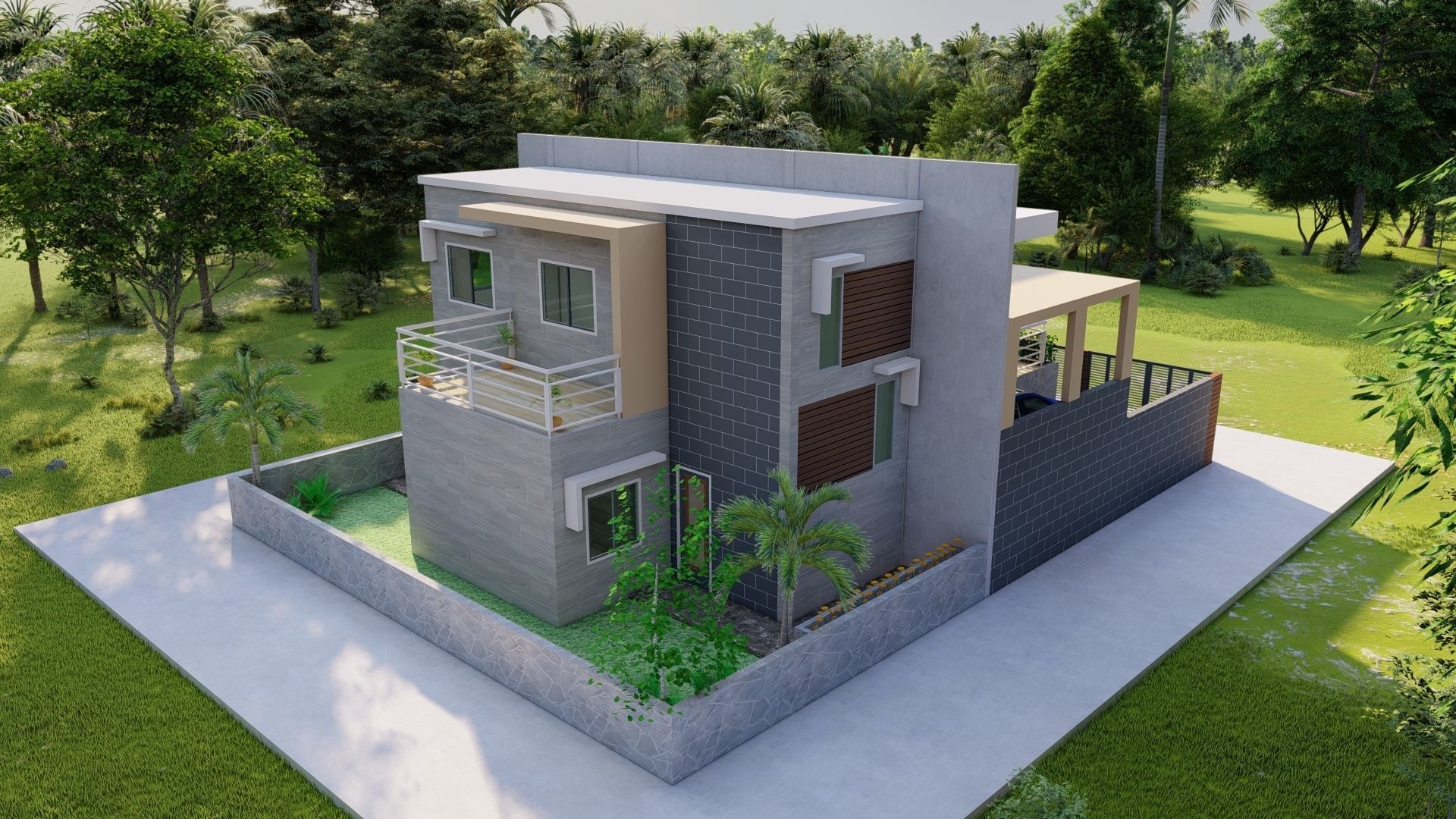 3D SIMPLE HOUSE 3D model_3