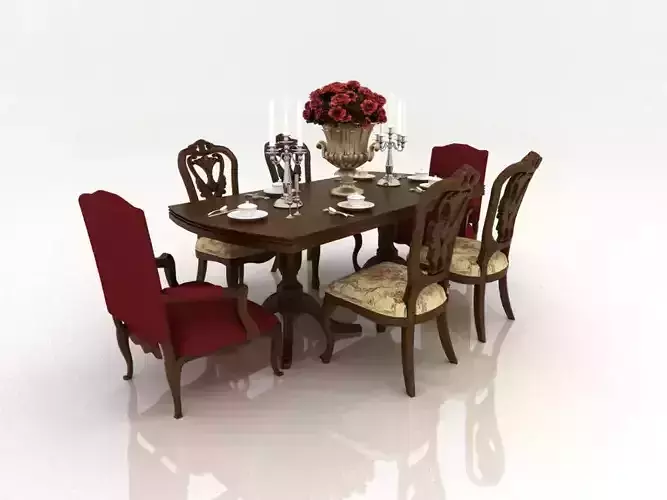 table dining room and chairs