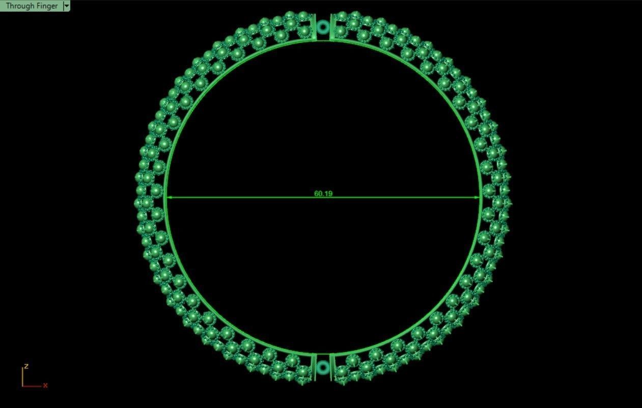 TRADITIONAL BEADS BANGLE 3D print model_6