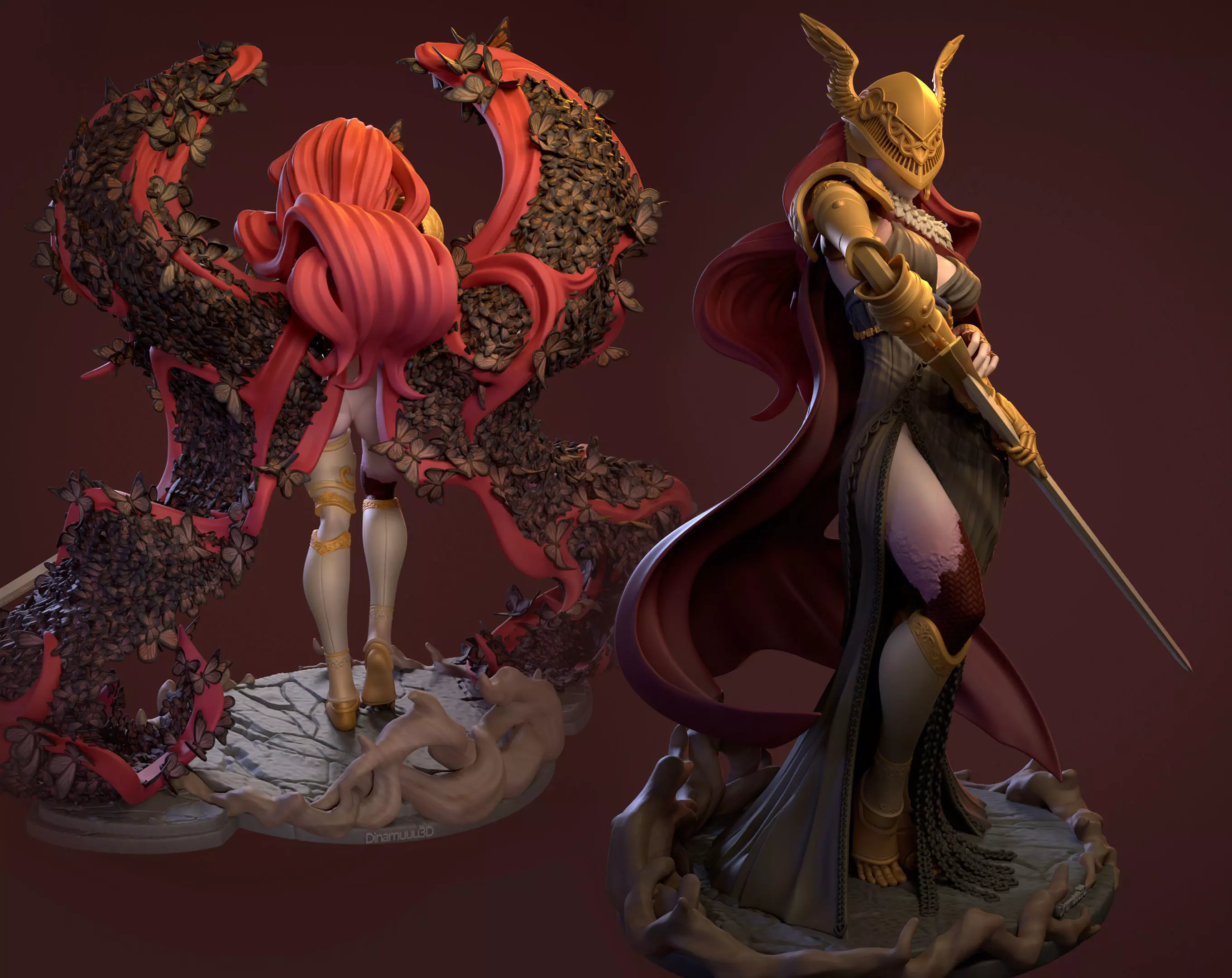 Malenia Elden Ring SFW NSFW 3D Print Model 3D print model