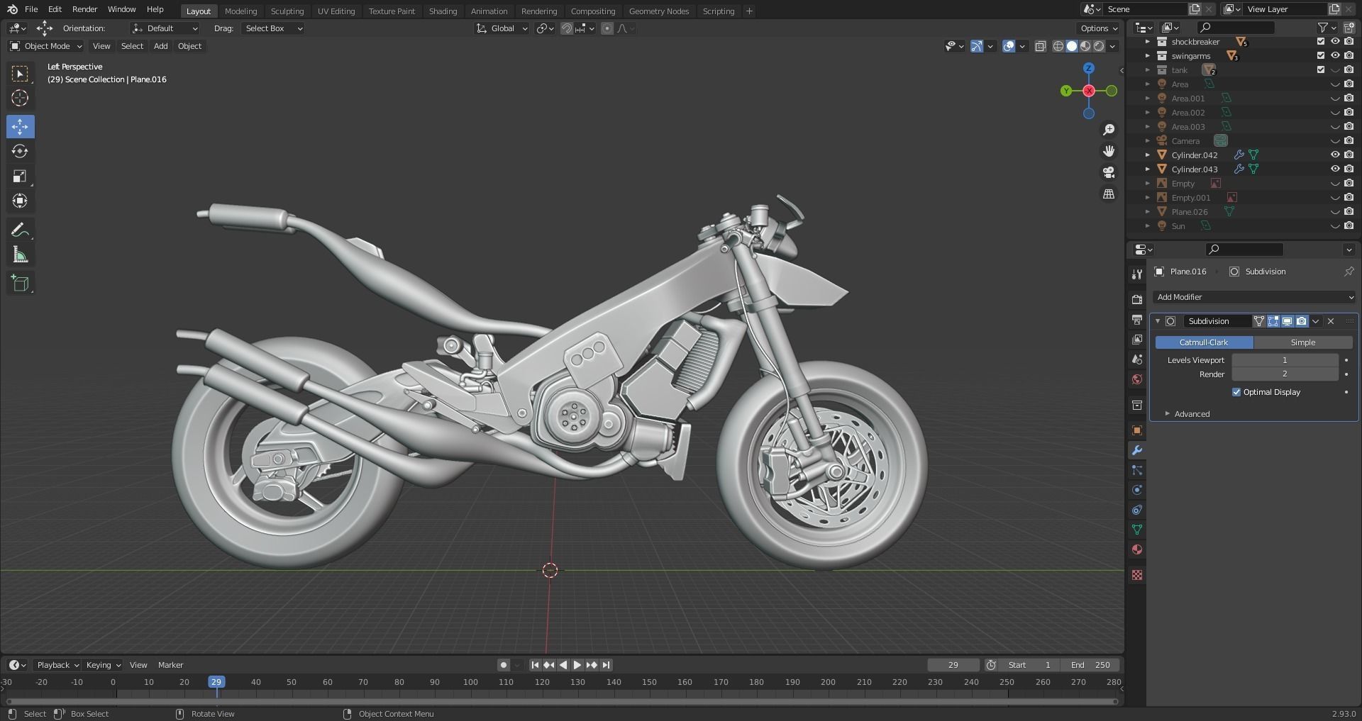 SUTER MMX 500 MOTO GP Low-poly 3D model_21