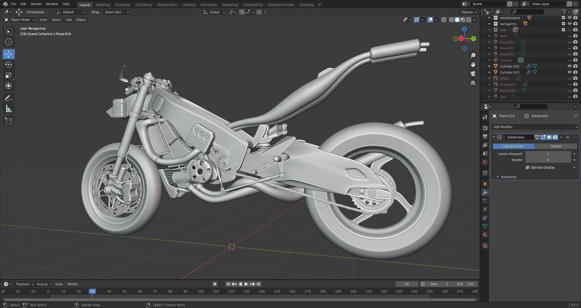 SUTER MMX 500 MOTO GP Low-poly 3D model_23