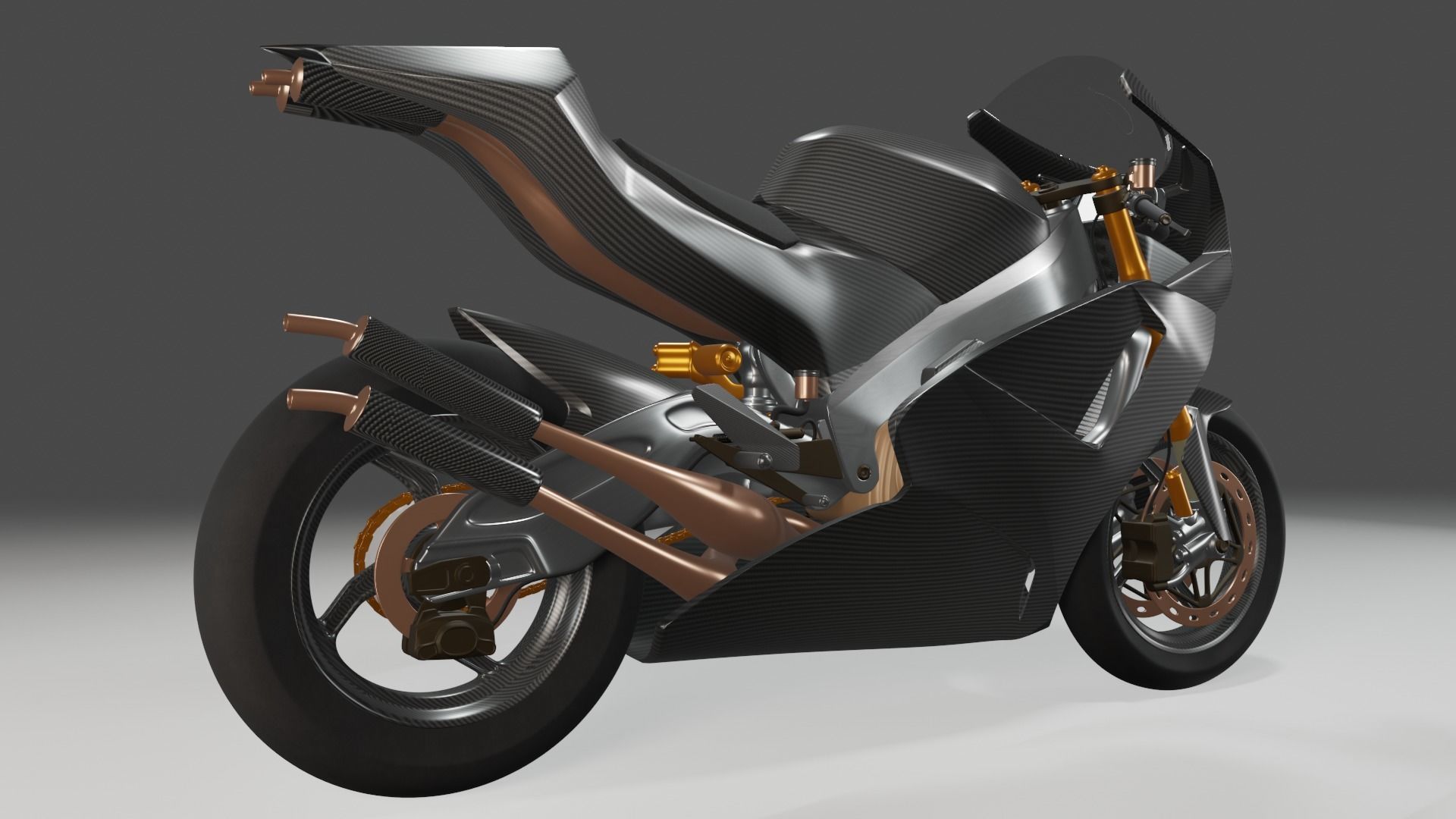 SUTER MMX 500 MOTO GP Low-poly 3D model_1