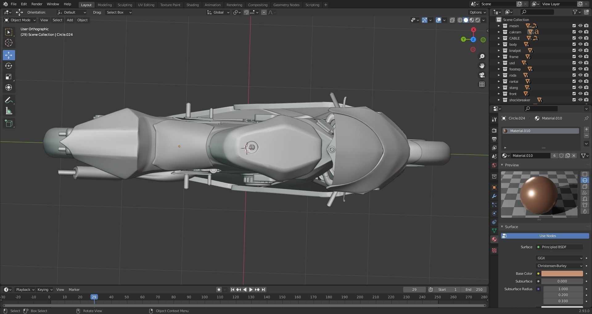 SUTER MMX 500 MOTO GP Low-poly 3D model_32