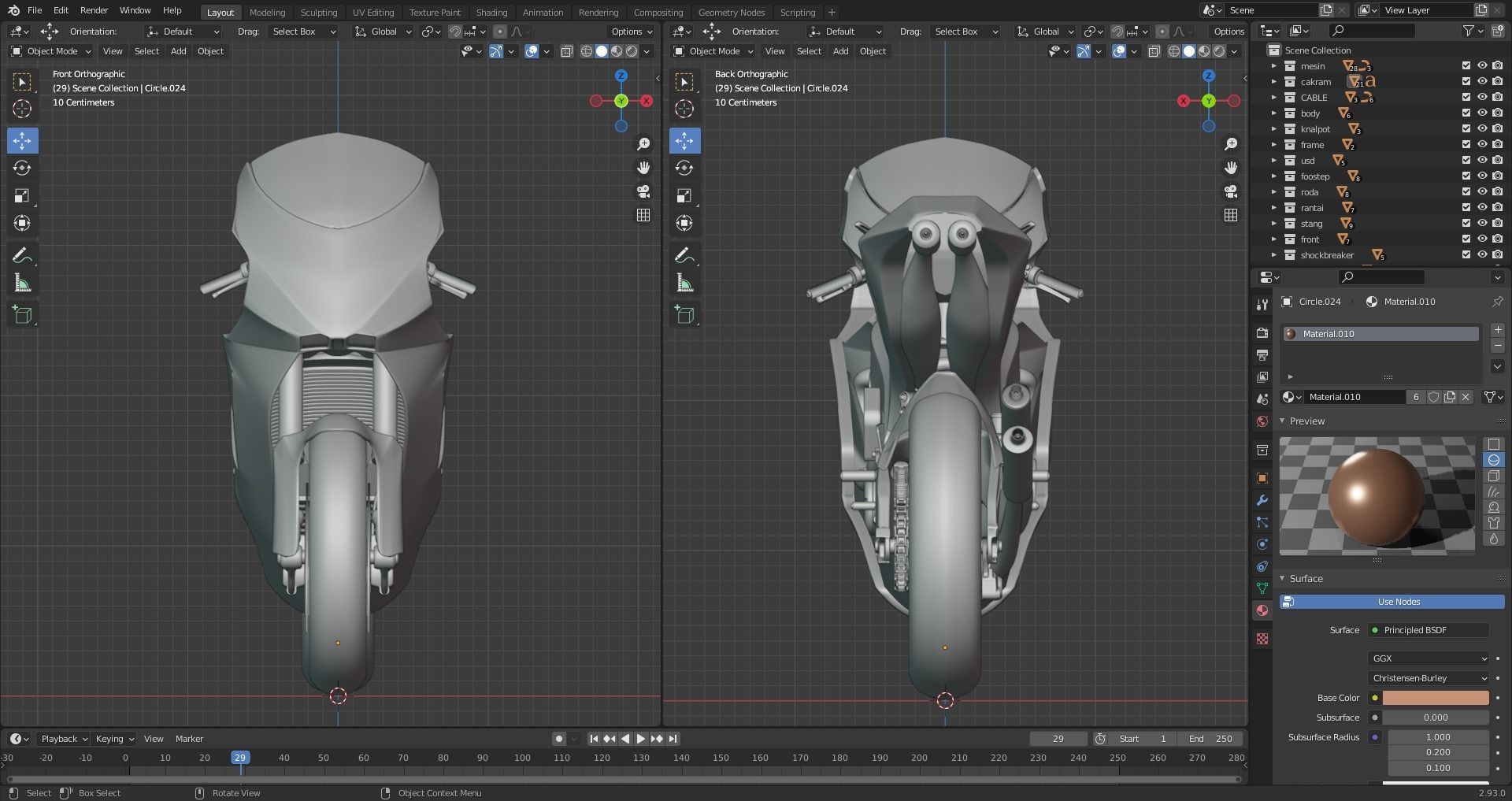 SUTER MMX 500 MOTO GP Low-poly 3D model_16