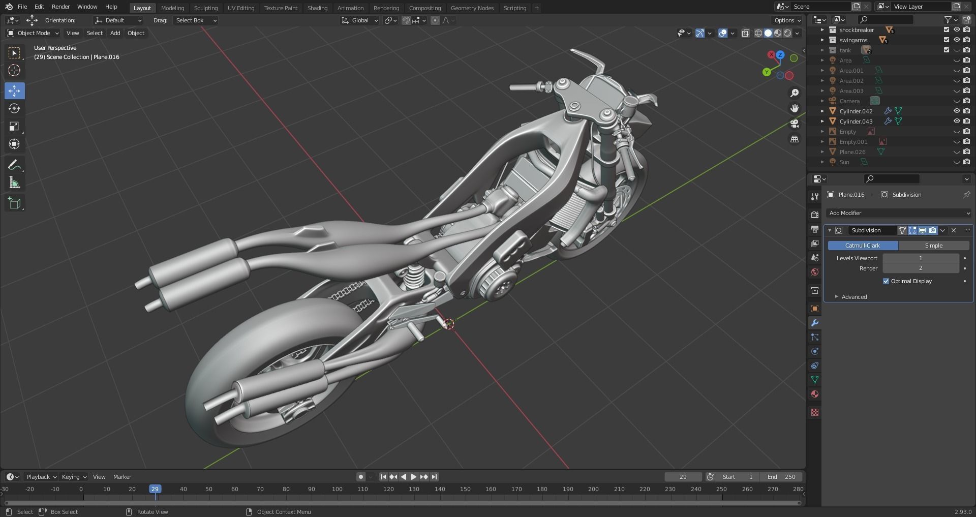 SUTER MMX 500 MOTO GP Low-poly 3D model_22