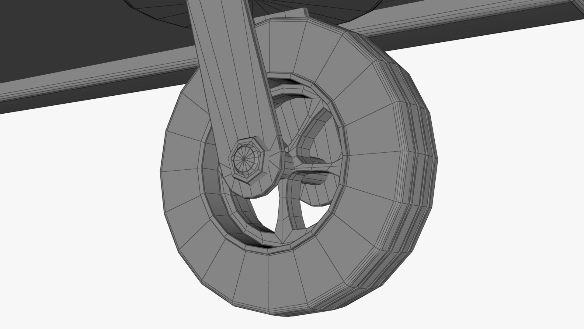 Dumpster garbage can on wheels Low-poly 3D model_18