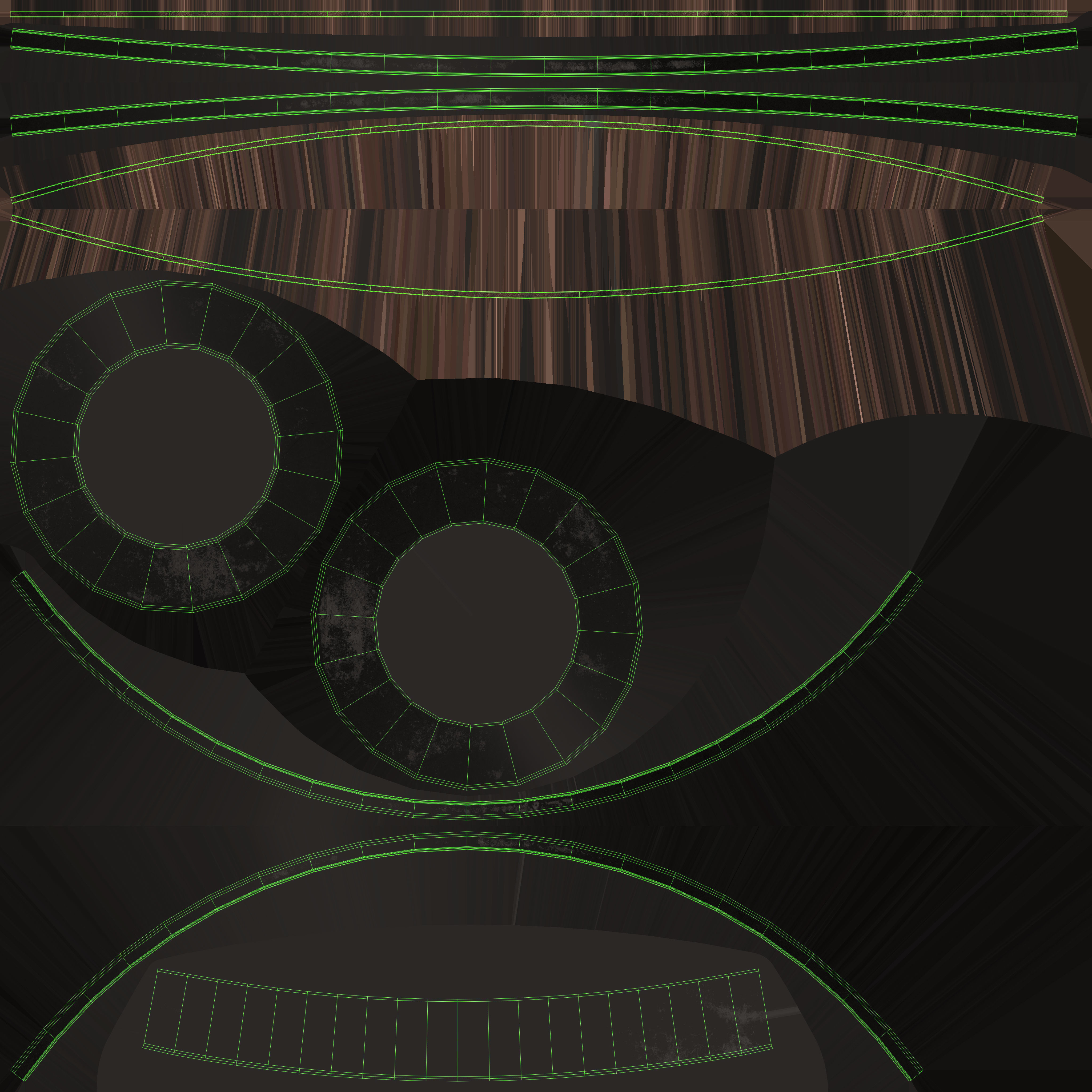 Dumpster garbage can on wheels Low-poly 3D model_25