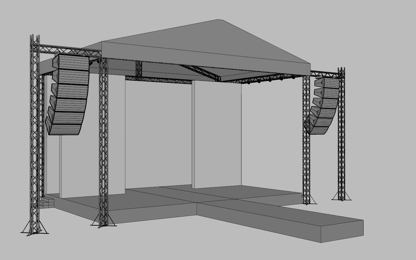Concert Stage 10 3D model_8