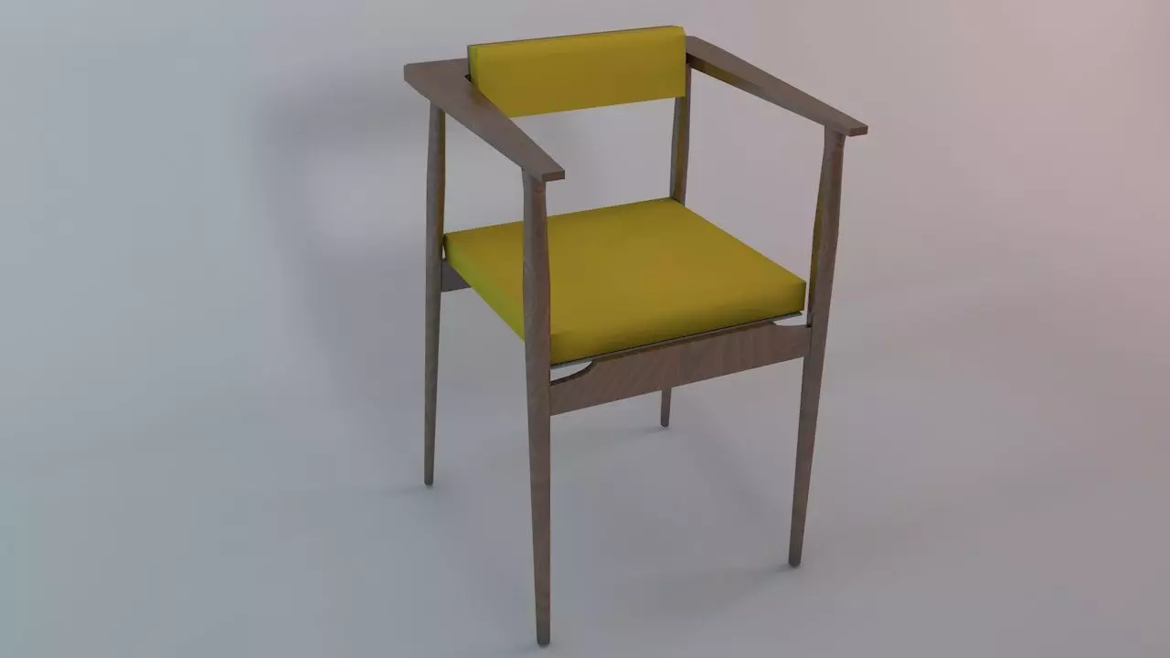 home chair 3D model_0