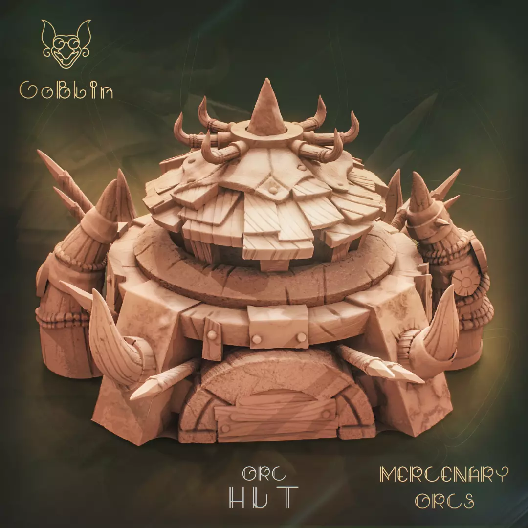 Orc Hut - Mercenary Orcs 3D print model
