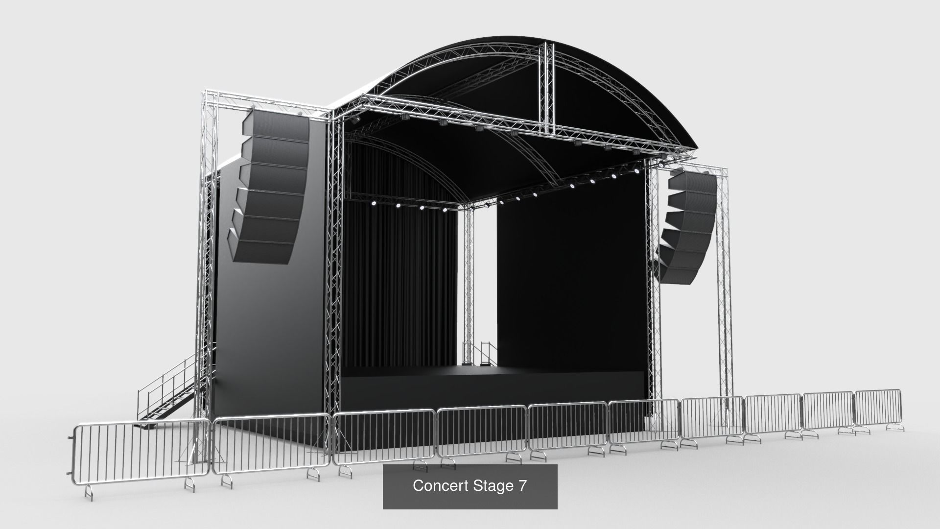Concert Stages - Pack 2 3D Model Collection_2