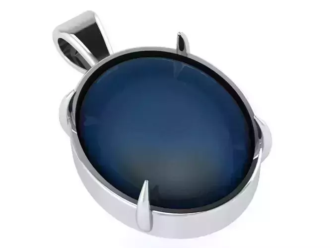 Oval Cabochon Pendant 0801