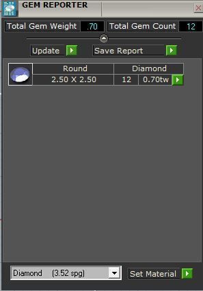 Linear Diamond Ring 0805 3D print model_5