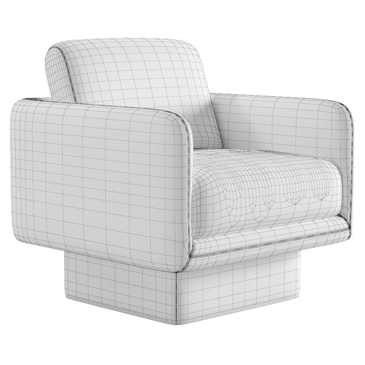 Lilas Armchair Gallotti Radice 3D model_8