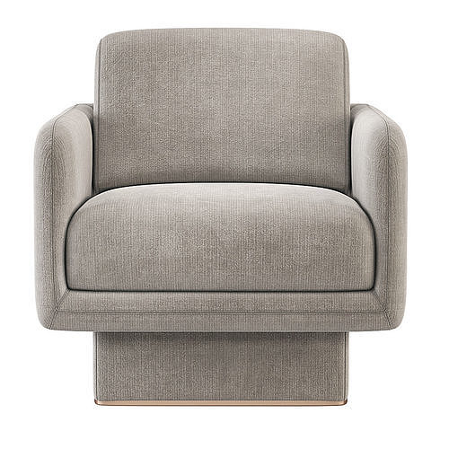 Lilas Armchair Gallotti Radice 3D model 3