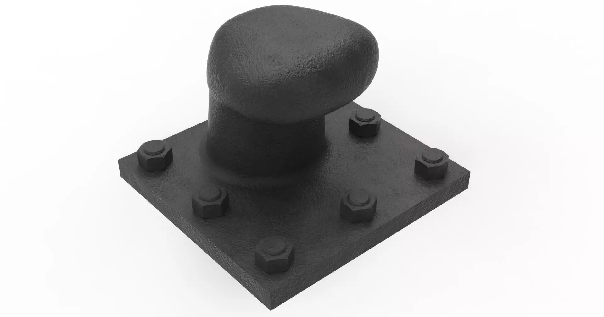 100 T PORT BOLLARD 3D model_0