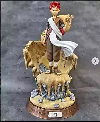 Gaara-Naruto naruto shippuden statue 3D print model
