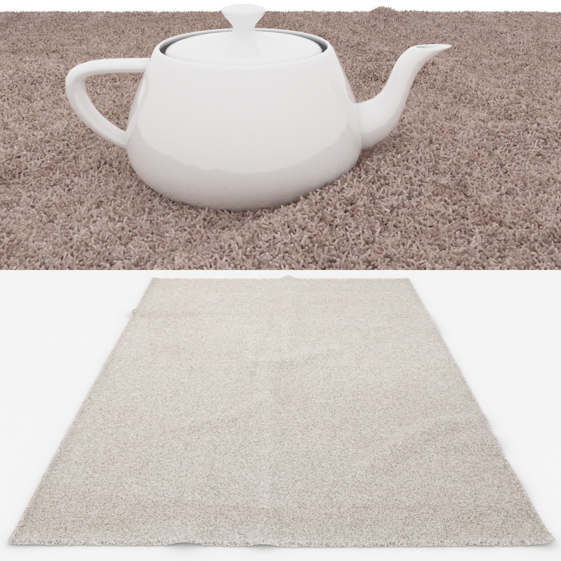 Rugs No 715 Low-poly 3D model_1