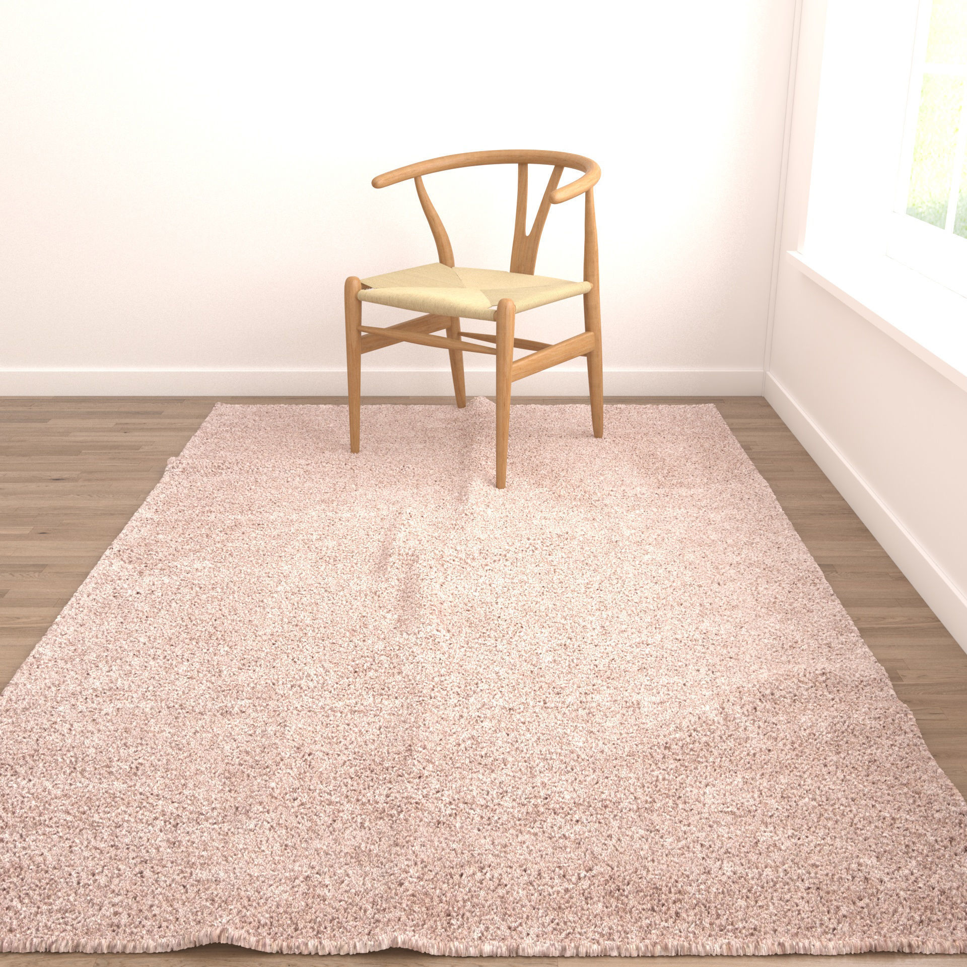 Rugs No 715 Low-poly 3D model_3