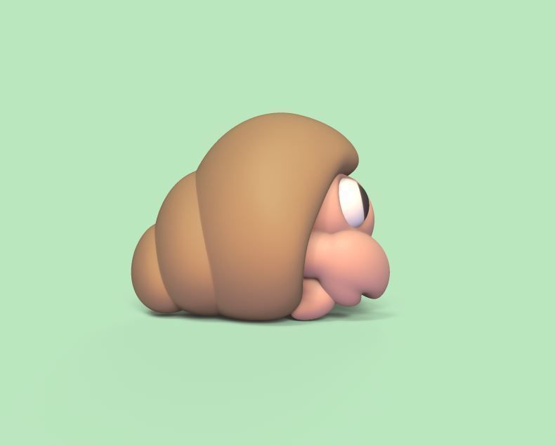 Little Hermit Crab 3D print model_2