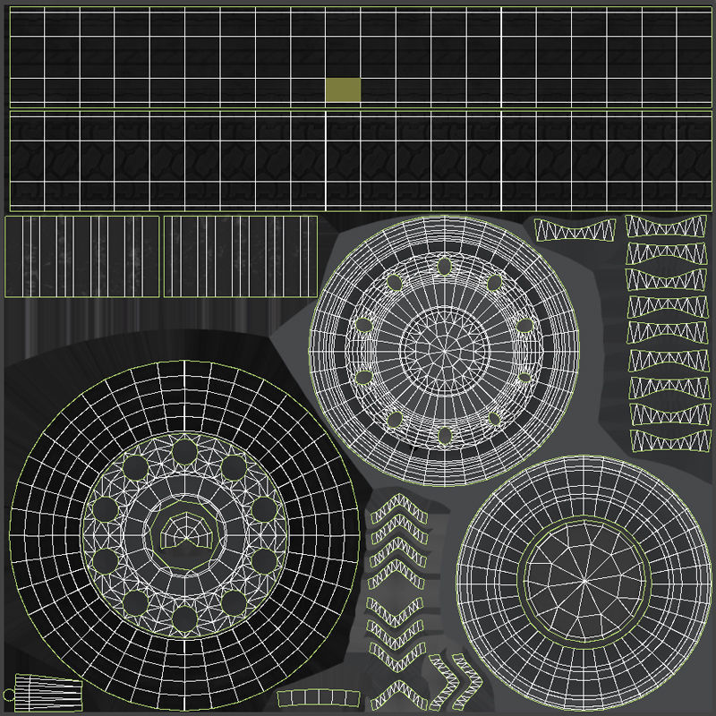 Seagrave marauder fire truck Low-poly 3D model_46