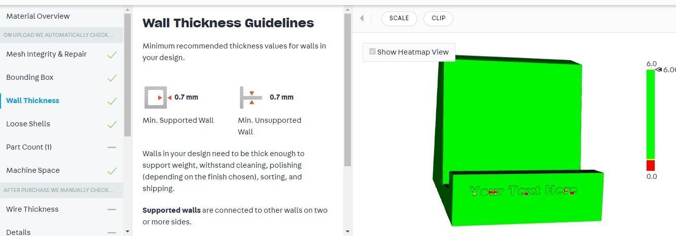 Verticle Visiting Card Holder 3D print model_1