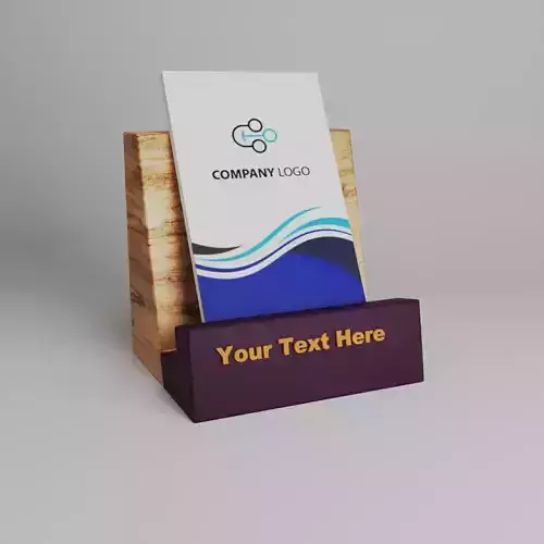 Verticle Visiting Card Holder 3D print model