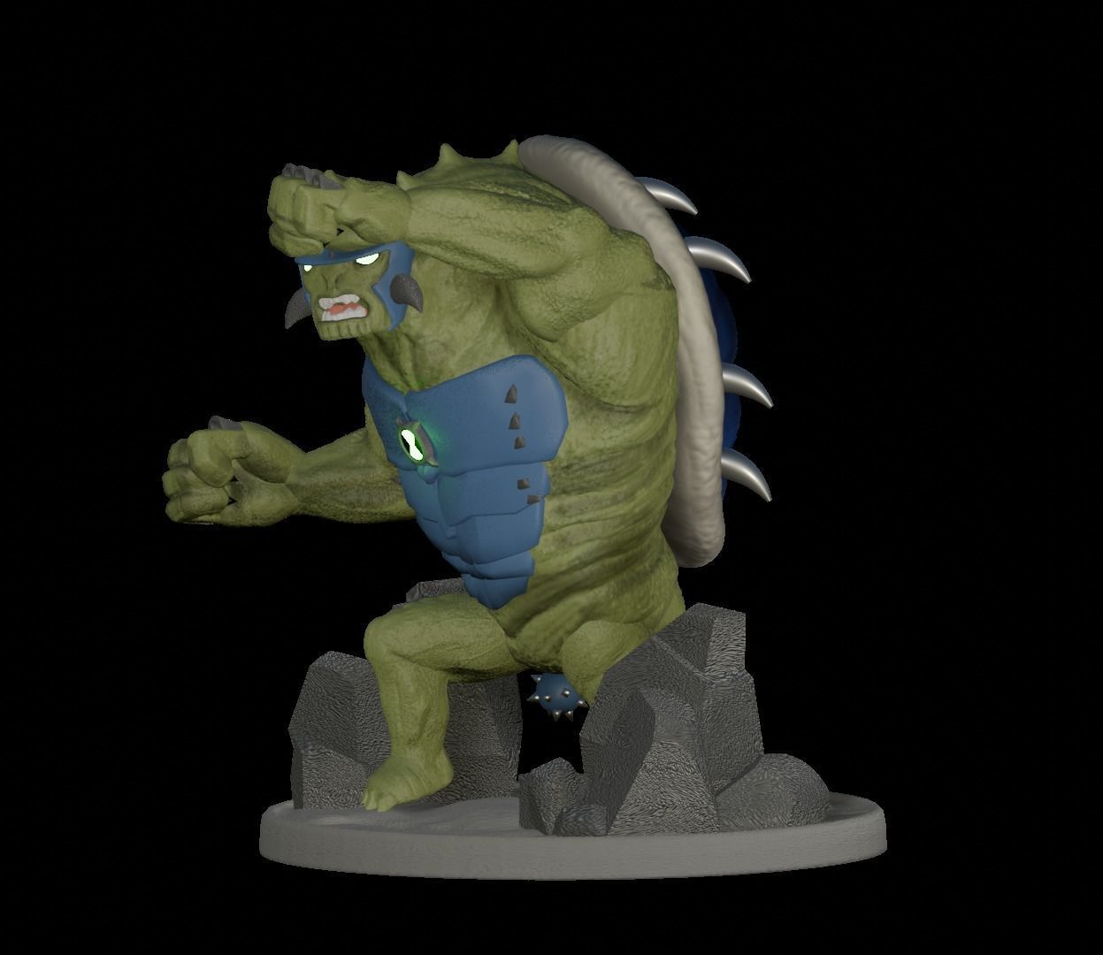 Ultimate Humungosaur Ben 10 for Print 3D print model_3