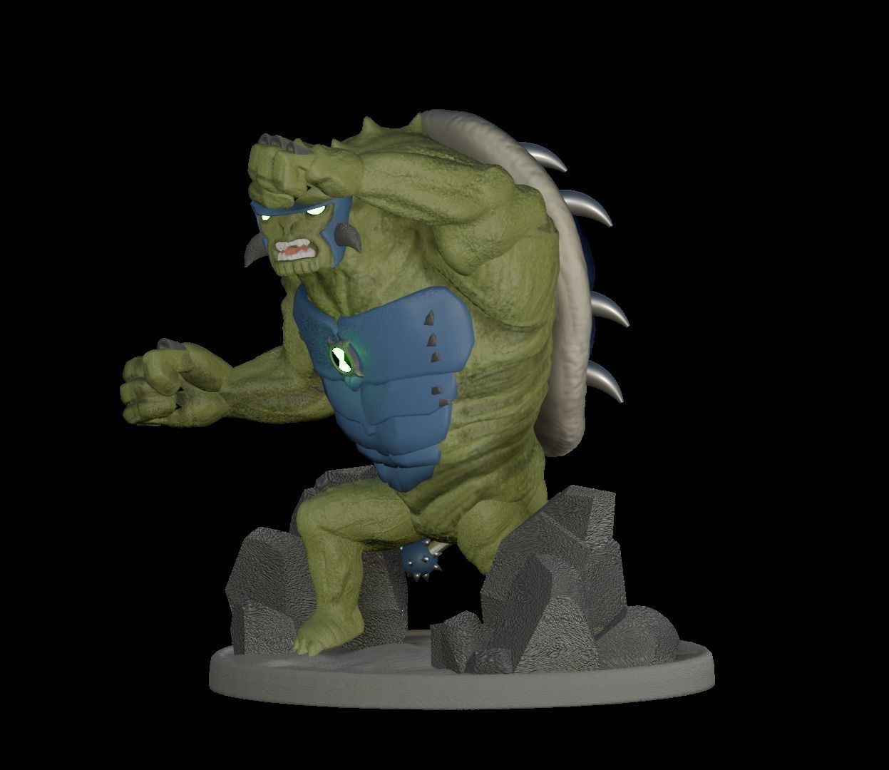 Ultimate Humungosaur Ben 10 for Print 3D print model_2