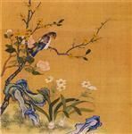 a bed gold 3D model_7