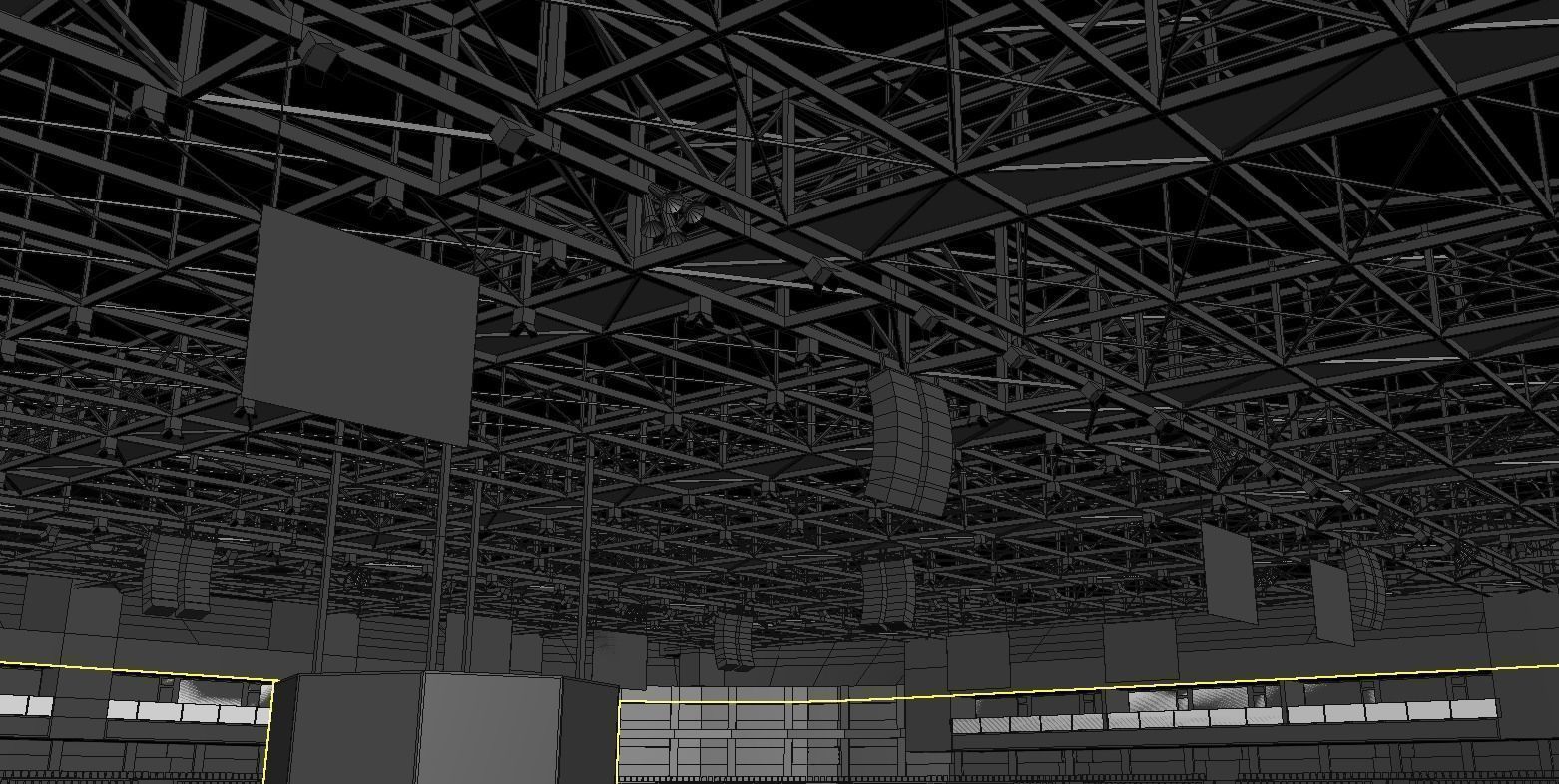 Two basketball arenas 3D Model Collection_25