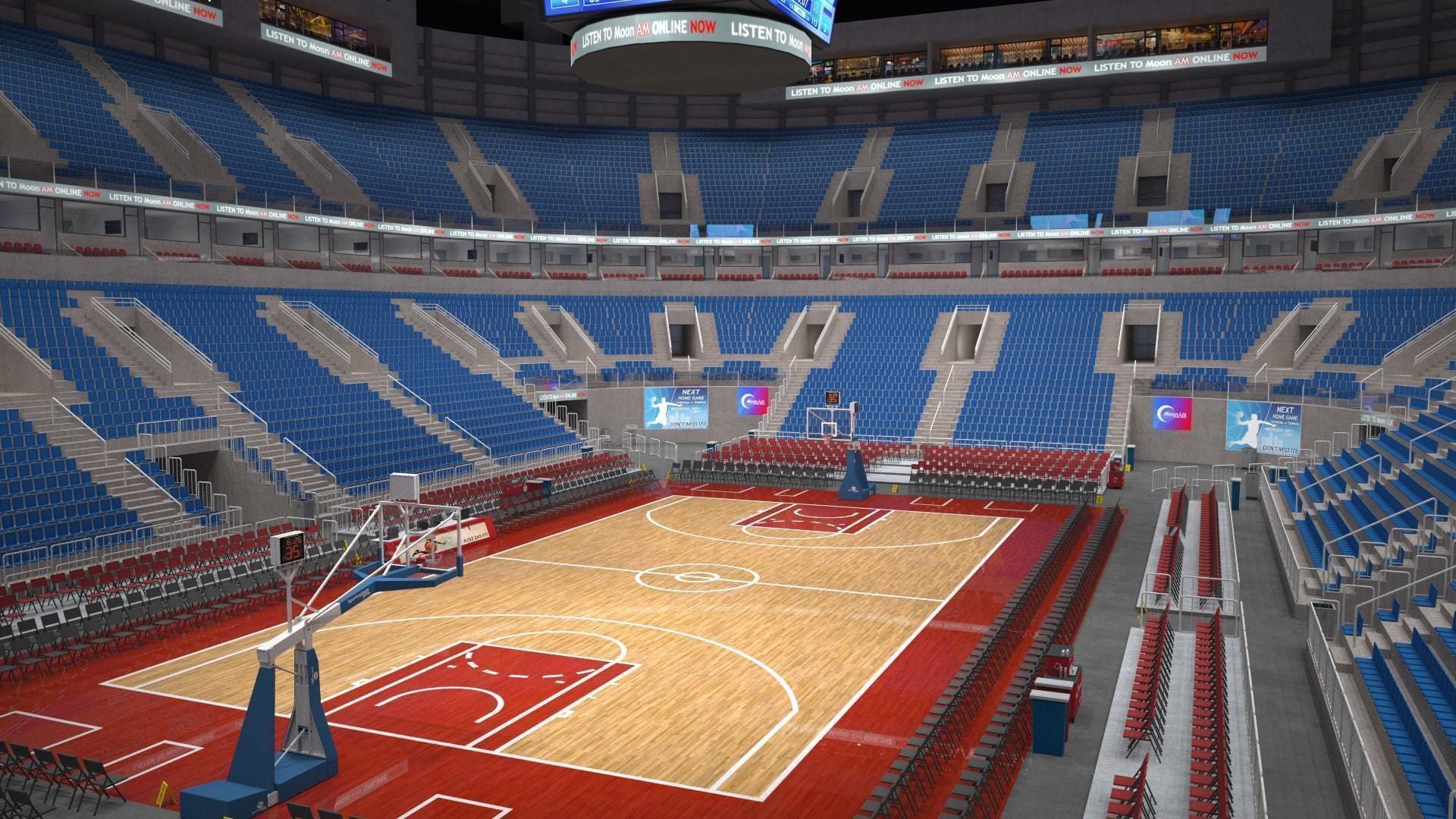 Two basketball arenas 3D Model Collection_10
