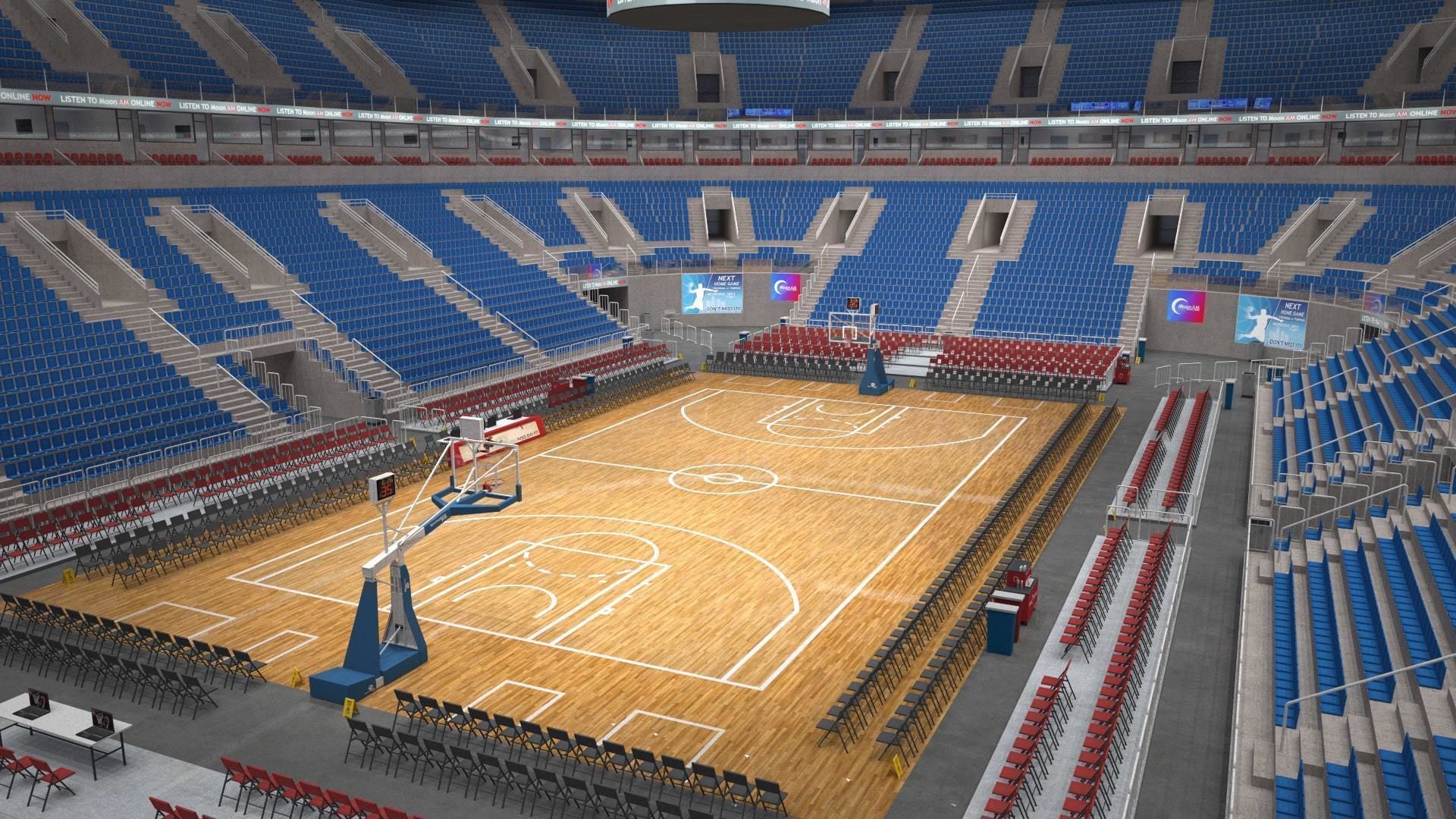 Two basketball arenas 3D Model Collection_12