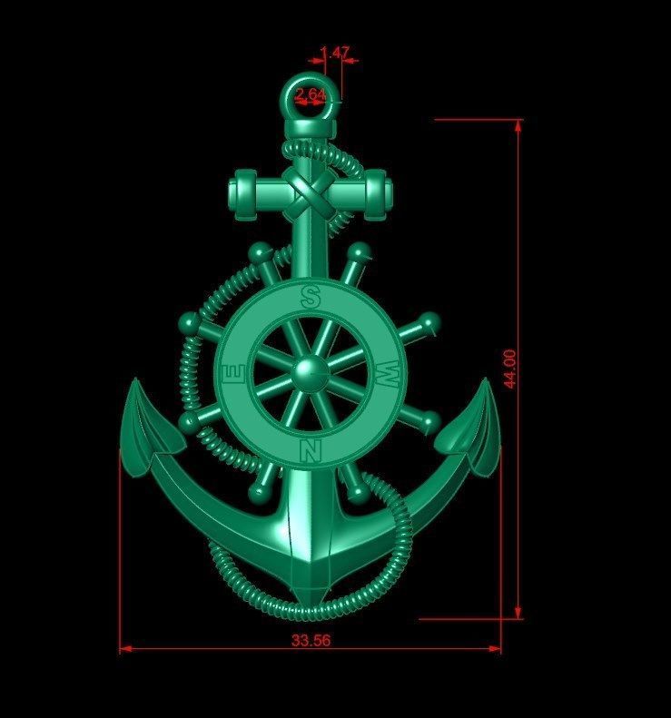 Pendant kt42 3D print model_6