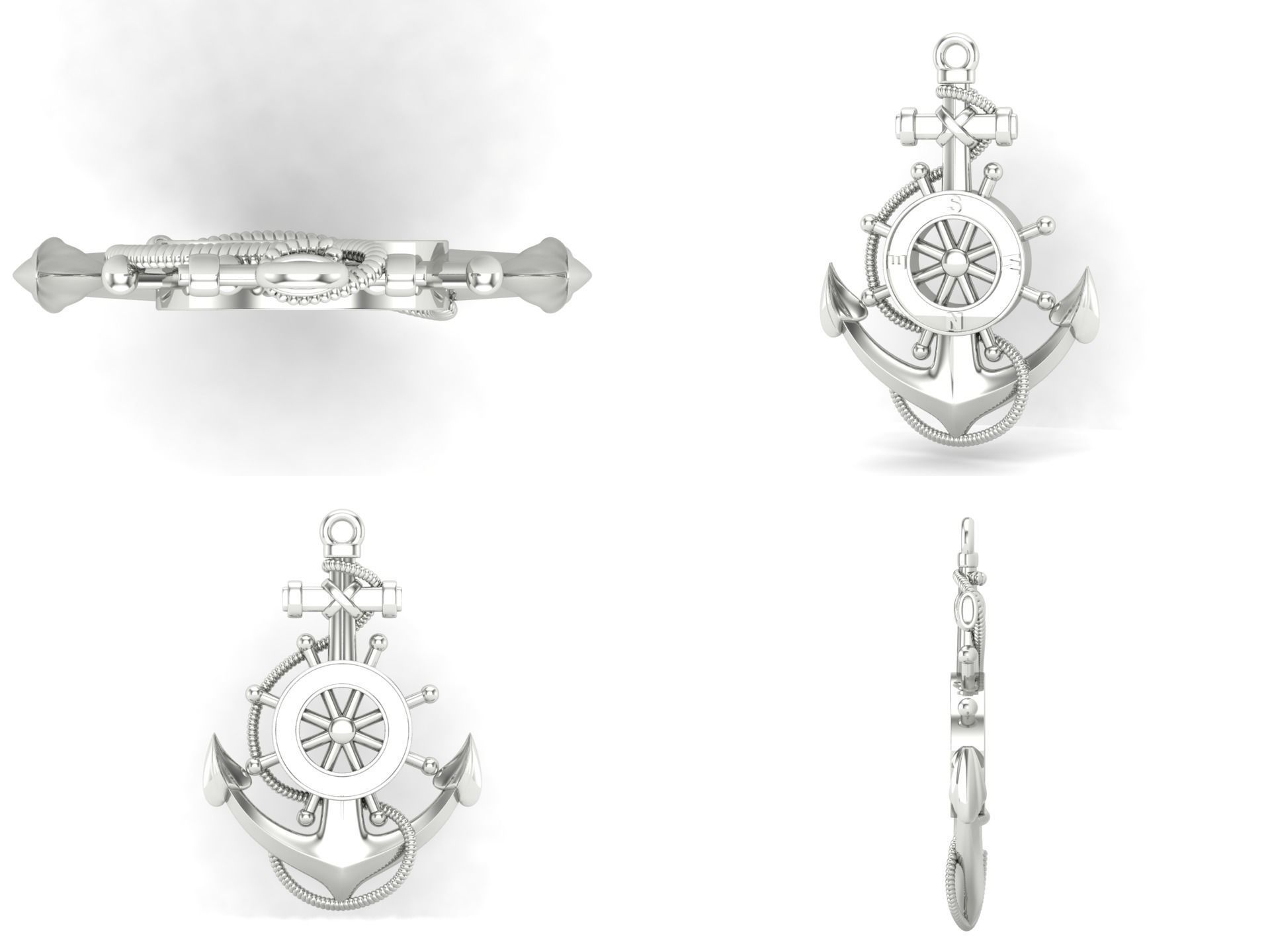 Pendant kt42 3D print model_3