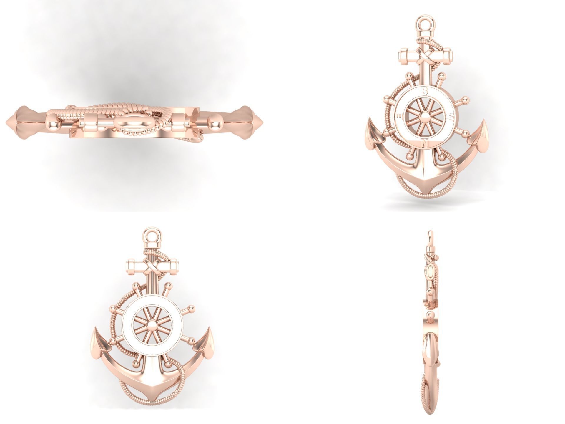 Pendant kt42 3D print model_4