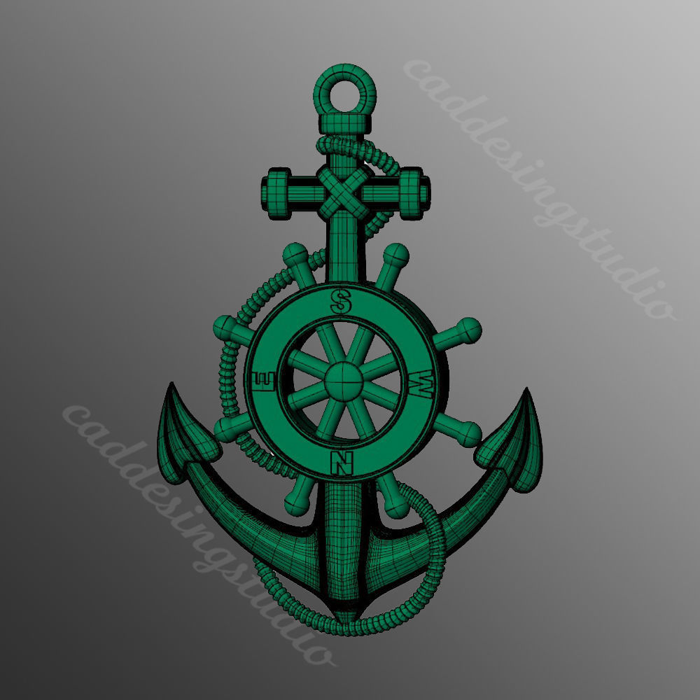 Pendant kt42 3D print model_2