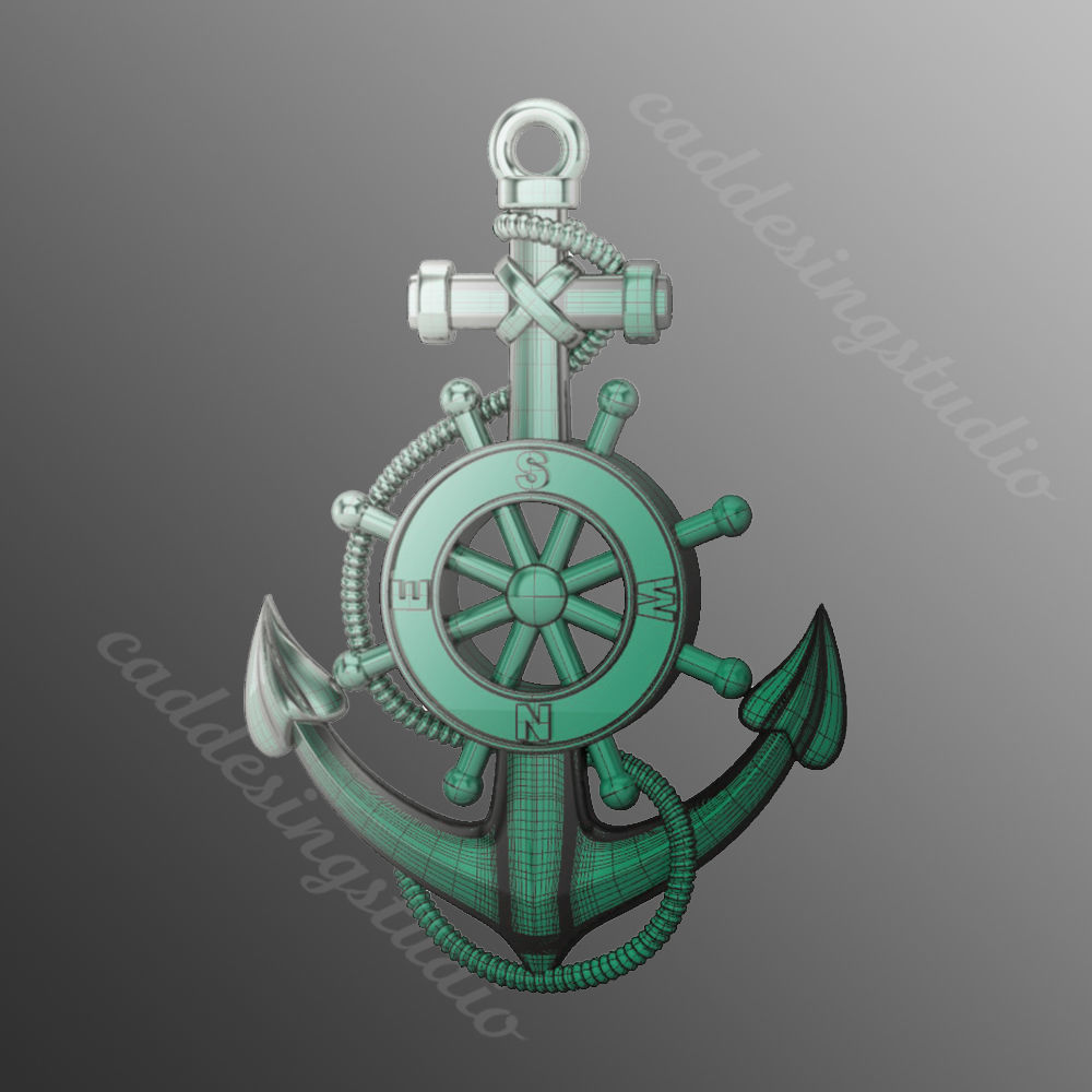 Pendant kt42 3D print model_1