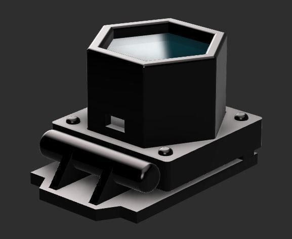 Resident Evil 4 - Leon Kennedy flashlight 3D print model_2