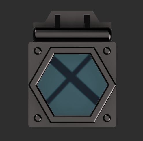 Resident Evil 4 - Leon Kennedy flashlight 3D print model_3