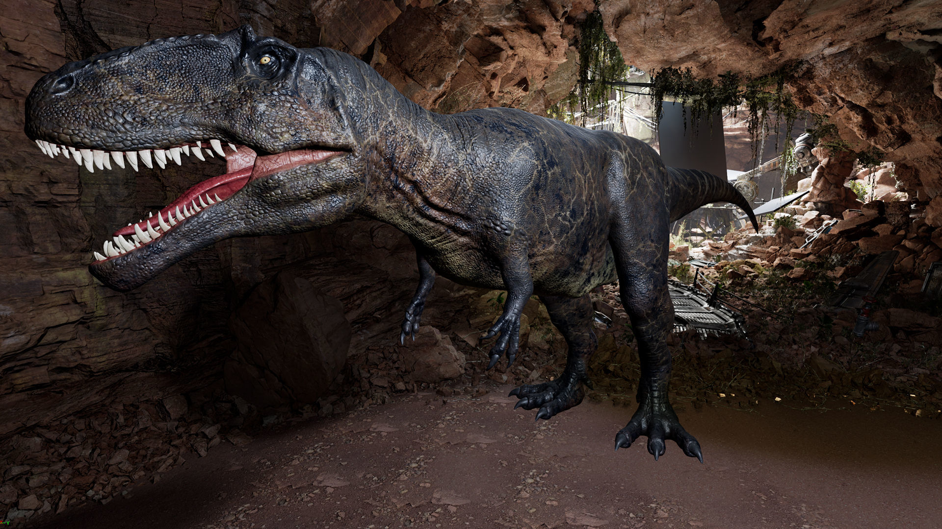 Dinosaur Giganotosaurus Real Dinosaur Series Low-poly 3D model_7