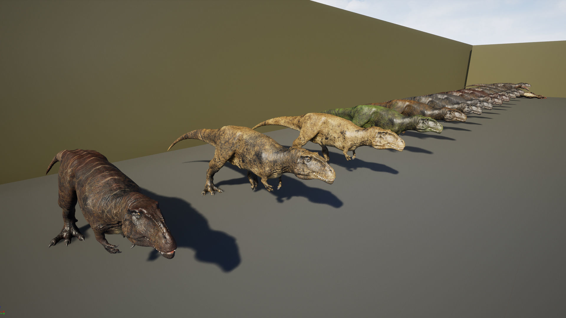 Dinosaur Giganotosaurus Real Dinosaur Series Low-poly 3D model_18