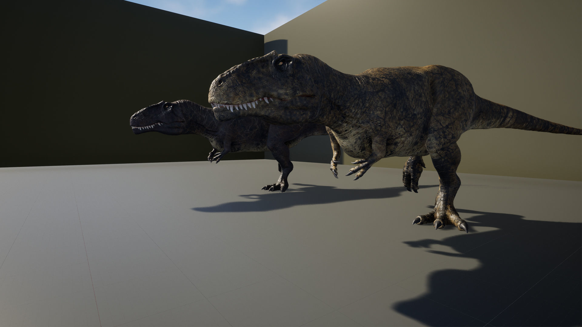 Dinosaur Giganotosaurus Real Dinosaur Series Low-poly 3D model_11