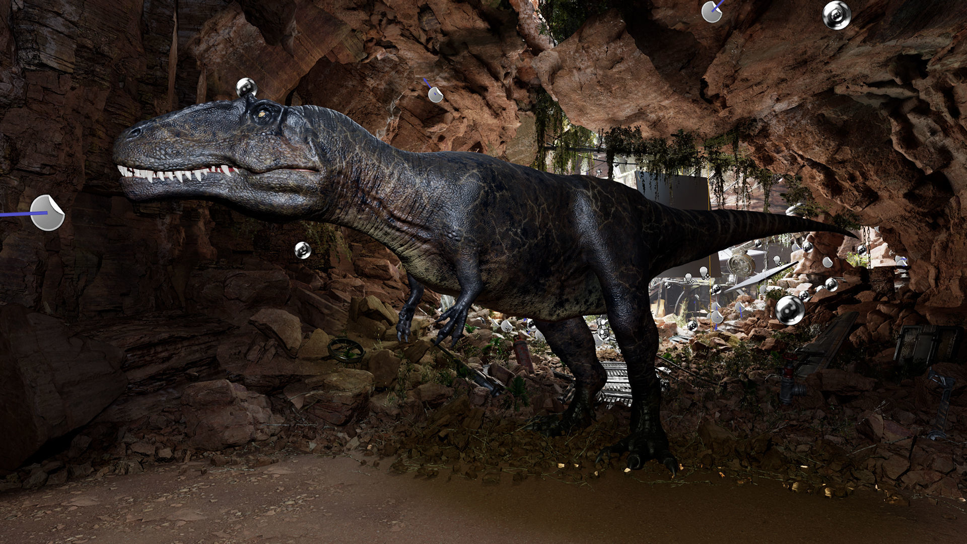 Dinosaur Giganotosaurus Real Dinosaur Series Low-poly 3D model_8