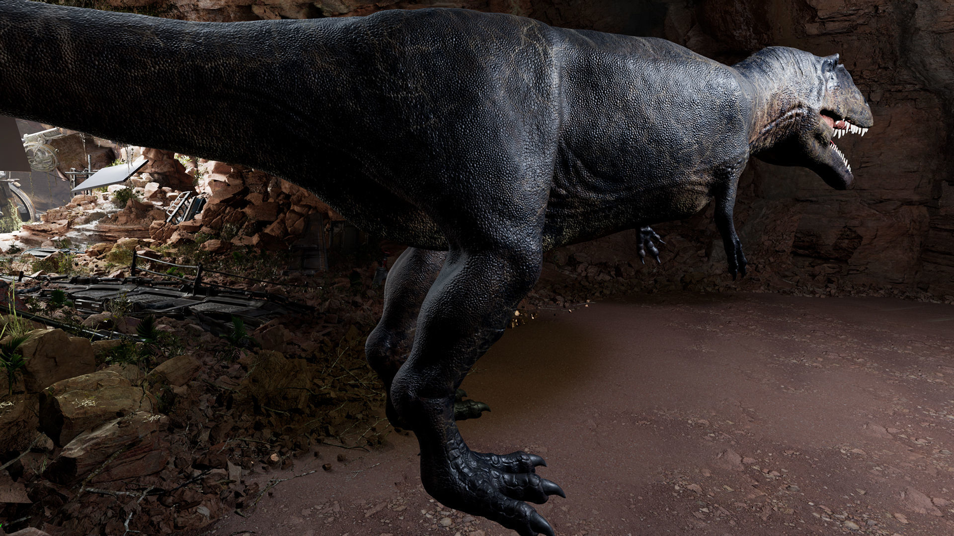 Dinosaur Giganotosaurus Real Dinosaur Series Low-poly 3D model_6